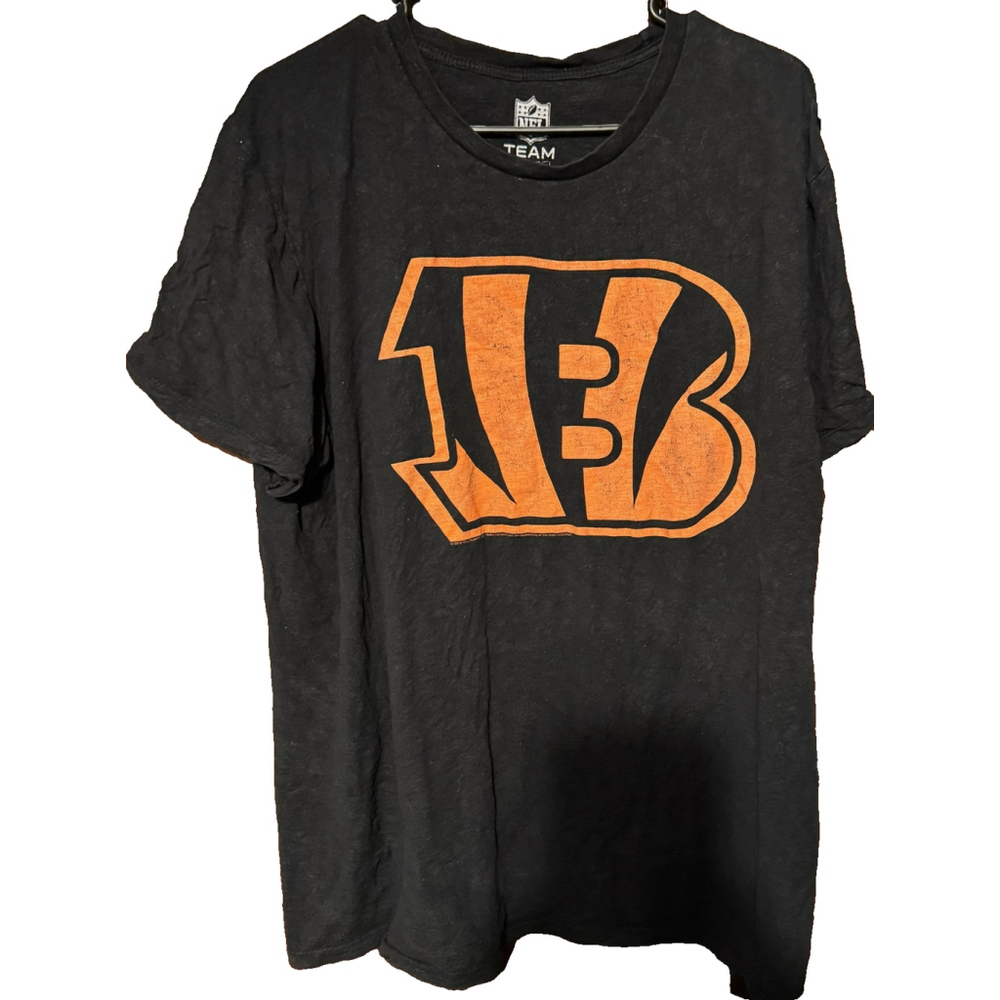 Cincinnati Bengals T-Shirt Black Men’s Size XL Team Apparel